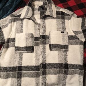 Brand new Zara Check Overshirt